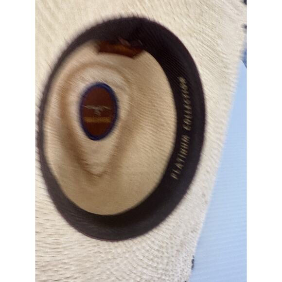 Bullhead Gypsy Queen Platinum Collection Leather Straw Hat Western Brim 3 3/4 Sm main image 16